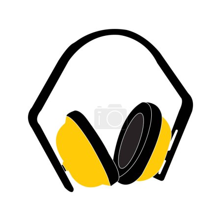 Earmuffs icon vector illustration symbol design