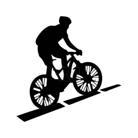 Radsport-Ikone Vektor Illustration Design