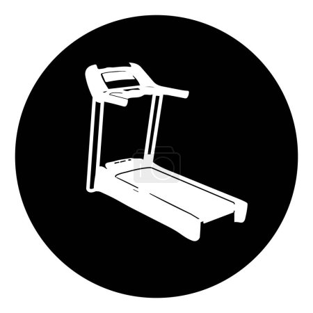 Illustration for Fitness exercise equipment icon vector symbol design - Royalty Free Image