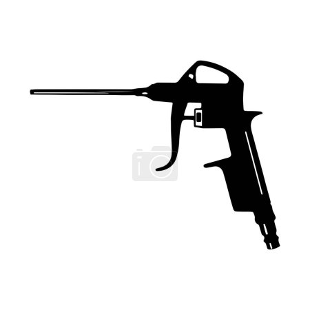 Luftdruckpistole Symbol Vektor Illustration Design