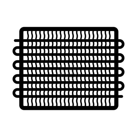 Evaporateur icône vectoriel illustration conception simple