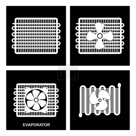 Evaporator icon vector illustration simple design