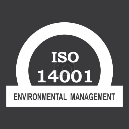 ISO logo design vector illustration