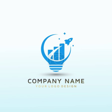 Ilustración de Logotipo de diseño para consultores de construcción de marca en línea - Imagen libre de derechos