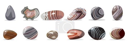 Ilustración de Logo stone  3d agate products interior business tiles decorative - Imagen libre de derechos