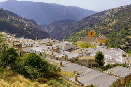 Photo for Panoramic view of a town in the Sierra Nevada in Granada - Royalty Free Image