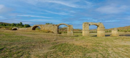 The Alcontar bridge was a Roman bridge over the Tagus River, it is one of the oldest segmental arch bridges in the world, it was part of the Roman road later called Via de la Plata