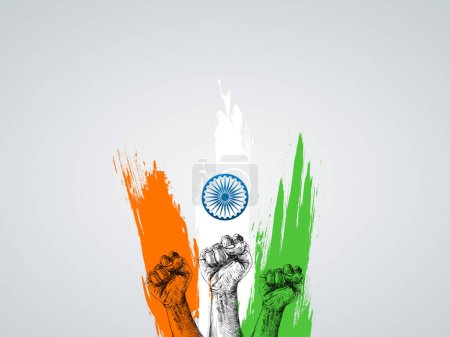Photo for Gantantra diwas, happy republic day and republic day background abstraction. - Royalty Free Image