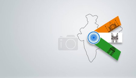 Photo for Republic day special, 26 january background and happy republic day art. - Royalty Free Image