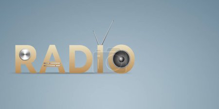 Foto de World Radio Day 2023, World Radio Day and Radio Day abstraction. - Imagen libre de derechos