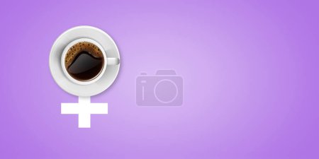 Photo for Gender equality, happy womens day and 8 march womens day abstraction. - Royalty Free Image