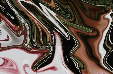 Photo for Abstract liquify, abstract background, chaotic abstract and liquid texture abstraction. - Royalty Free Image