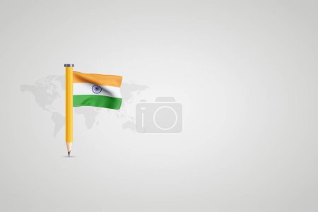 Künstlerische Indien Independence Day Feier Handwerk Archivbilder.