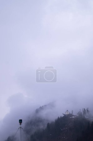 Photo for Alps covered with clouds near Hallstatt - Royalty Free Image