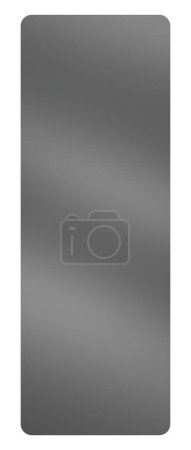 Photo for Elegant Graphite Yoga Mat for Discerning Practitioners; 3D Rendered, High-End Yoga Mat in Sophisticated Gray; Ultimate Comfort in a Dense, Anti-Skid Yoga Mat; Designed for Performance: Superior Gray Yoga Mat - Royalty Free Image