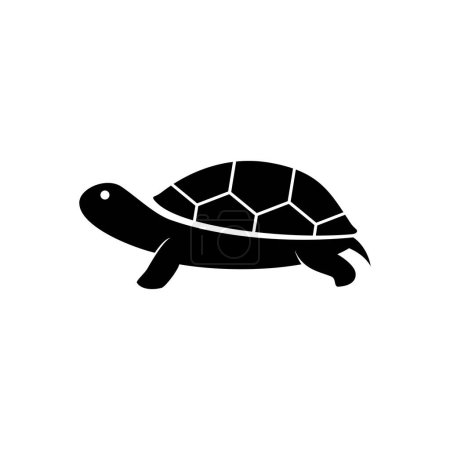 Téléchargez les illustrations : Illustration vectorielle icône tortue - en licence libre de droit