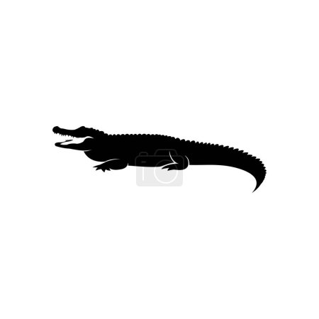 Téléchargez les illustrations : Illustration vectorielle d'un crocodile - en licence libre de droit
