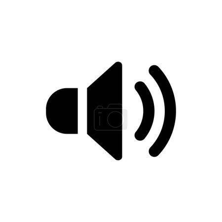 sound vector icon illustration