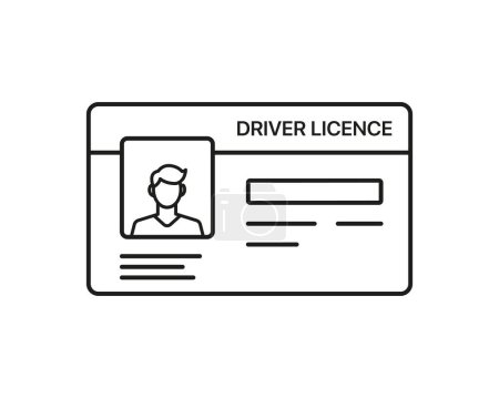 Illustration for Navigate the road to freedom with this comprehensive collection of vector illustrations showcasing driver's licenses and automotive. - Royalty Free Image