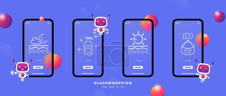 Illustration for Sunscreen Vector Illustration. A vibrant and eye-catching vector illustration featuring a bottle or tube of sunblock or sunscreen. - Royalty Free Image