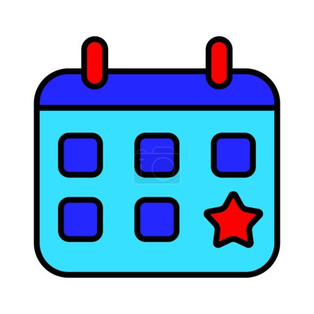 Event planning set icon. Calendar, date, schedule, special occasion, important day, celebration, reminder, appointment, holiday, milestone, anniversary, booking.