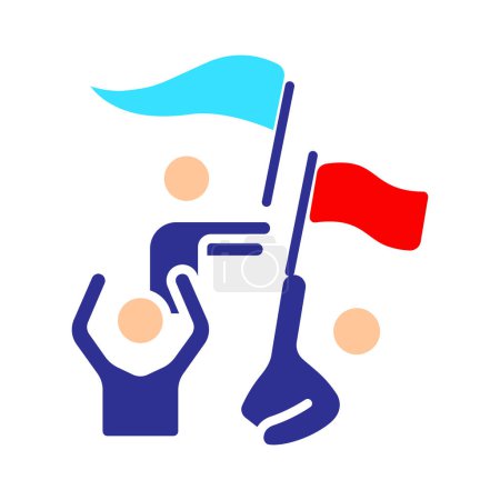 People with a flag. Protest, elections, rally, freedom, independence, civil war, freedom of speech, demonstration, detentions, will of the people, debate, voters.
