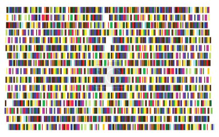Illustration for Background of abstract genetic map storage ,gathering and organizing data ,examining genetic data,genome map research - Royalty Free Image