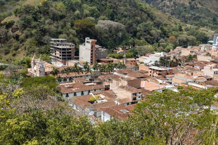 Photo for Ciudad Bolivar, Antioquia - Colombia. February 21, 2024.Panoramic view of the municipality located in the southwest region of the department. - Royalty Free Image