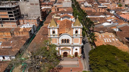 Ciudad Bolivar, Antioquia - Colombie. 21 février 2024. Paroisse de l'Immaculée Conception, construite entre 1860 et 1910.