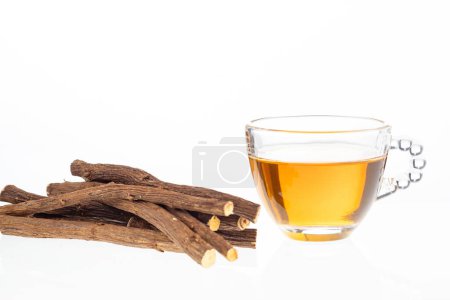 Hot drink from licorice stems - Glycyrrhiza glabra