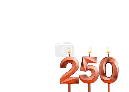 Number of followers or likes - Candle number 250