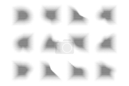 Halftone Star Pattern, Reprografische Technik zur Simulation von Hintergrund Set minimalen Stil dynamische Tapete