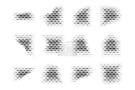 Halftone Star Pattern, Reprografische Technik zur Simulation von Hintergrund Set minimalen Stil dynamische Tapete