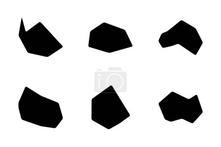 Geometric Shapes pictogram symbol visual illustration Set.