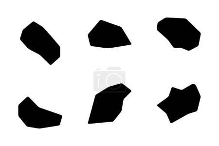 Formes géométriques pictogramme symbole illustration visuelle Set.
