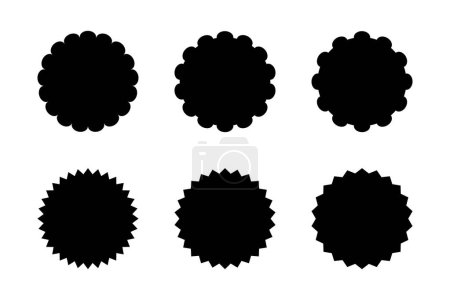 Emblem & Badge Logos Shape Pictogram Symbol Visual Illustration Set.