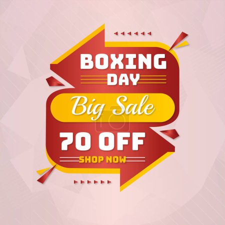 free vector boxing day big sale banner