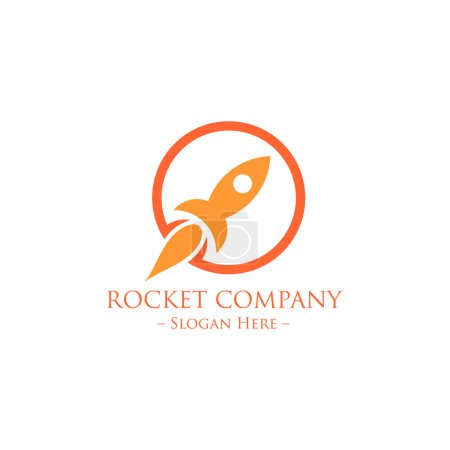 Photo for Vector illustration space badge with rocket textured template design - Royalty Free Image