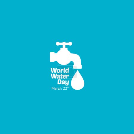 Ilustración de Ilustración del Día Mundial del Agua - Imagen libre de derechos