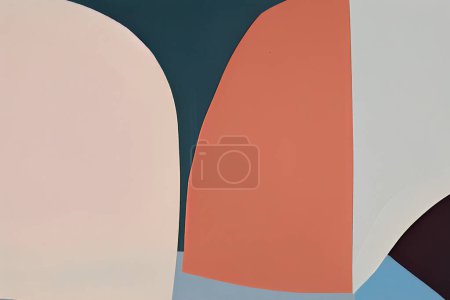 Photo for Abstract background of colorful geometric shapes. beautiful design wallpaper. - Royalty Free Image