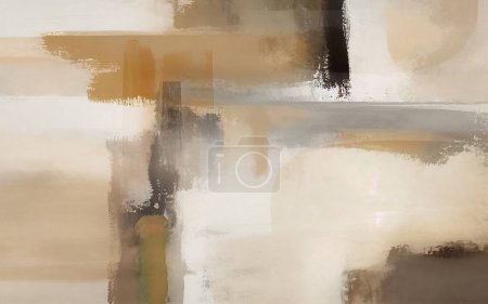 Photo for Rough brushstrokes on abstract background. brush painting. color strokes of paint. unique wall art. modern art on canvas. colorful contemporary artwork - Royalty Free Image