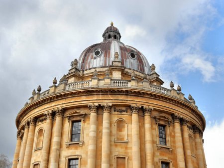 Photo for Radcliffe Camera, a building of the University of Oxford, England, designed by James Gibbs in neo-classical style and built in 173749 to house the Radcliffe Science Library - Royalty Free Image