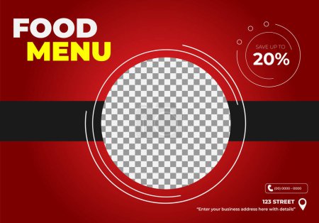 3 - Flyer Template for fast Food and burguer restaurants, Fully editable and vectorized.