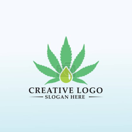 Ilustración de CBD Mobile necesita un logo potente - Imagen libre de derechos