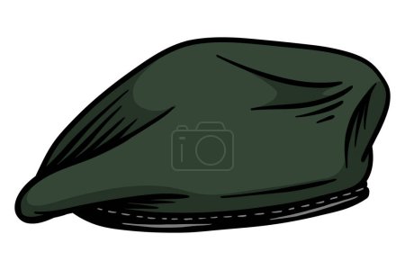 Téléchargez les illustrations : Béret militaire - Forces spéciales de l'armée - en licence libre de droit