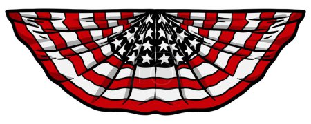 Foto de Bandera de los Estados Unidos - ilustración dibujada a mano - Imagen libre de derechos