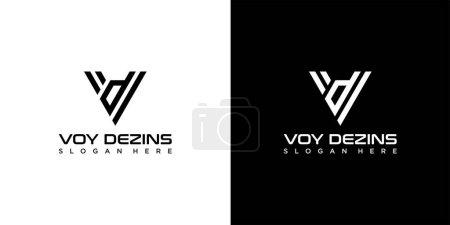Anfangsbuchstabe VD Logo Design Vector Template Element