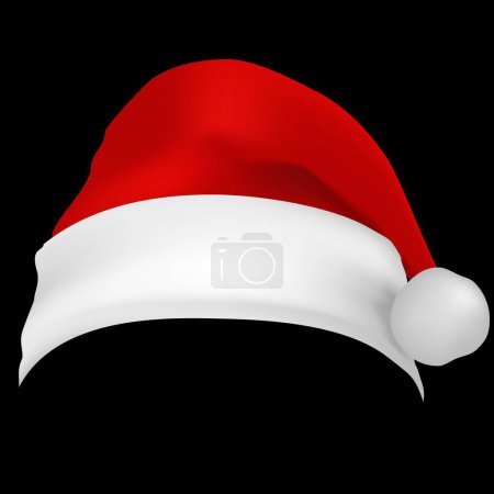Ilustración de Sombrero de Navidad para la celebración de año nuevo - Imagen libre de derechos