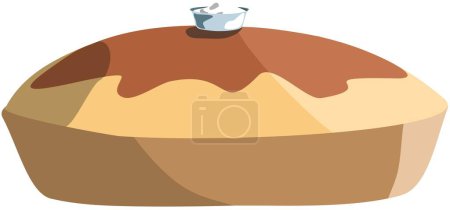 Illustration for Bread with salt Russian custom - Royalty Free Image