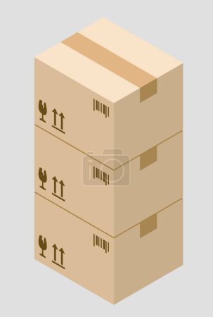 Doorstep Delivery and Parcel 4825032 Vector Art at Vecteezy